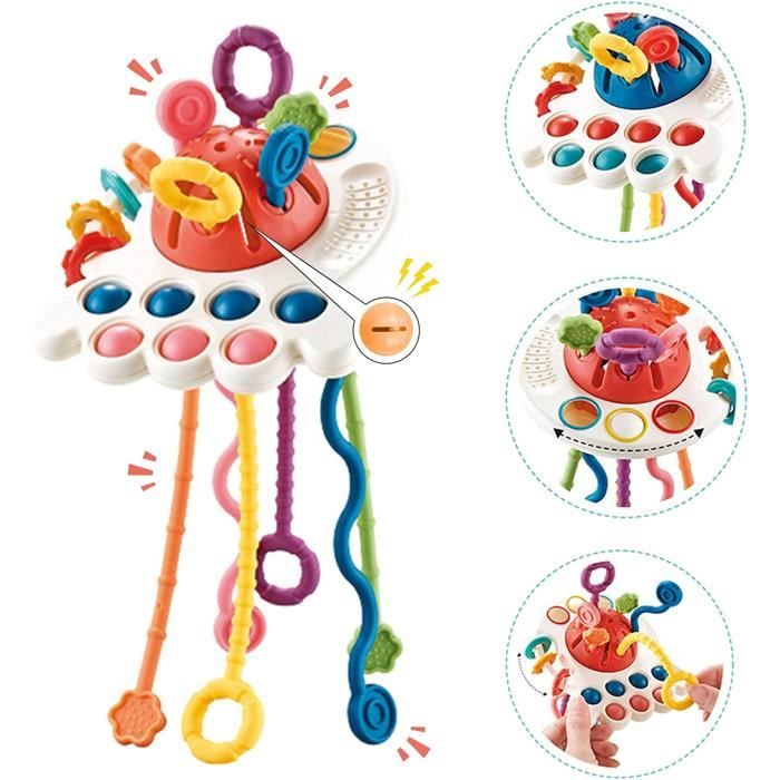 Jeux Sensoriels Bébé Coffret Montessori Bébé - Jouets D'éveil 3 Mois Avec Balle Sensorielle Et Cubes Jouets éveil Sensoriel