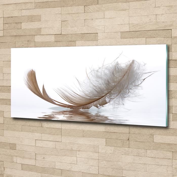 Impression sur verre de Tulup 125x50 cm Art Abstrait Tableau Photo décorative panoramique Image 