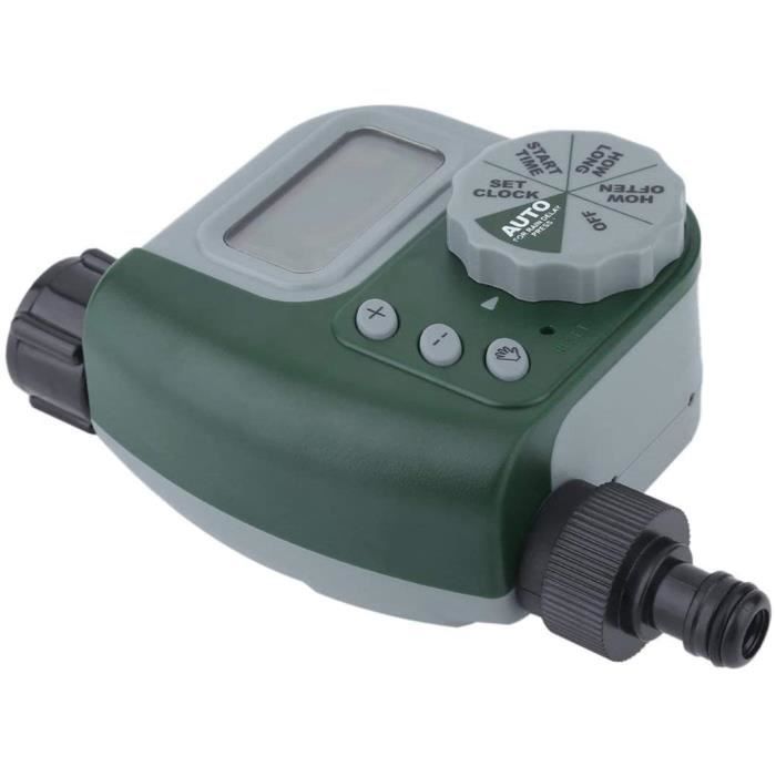 Minuterie D'Arrosage Automatique - Fonctionne Sans Pression - Pour Tuyau Ou Robinet - Programmable Fréquence/Durée