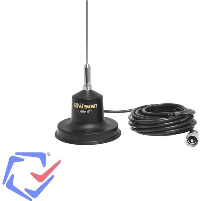 Antenne CB Wilson Little Wil base magnétique bonne gamme de réception et de diffusion