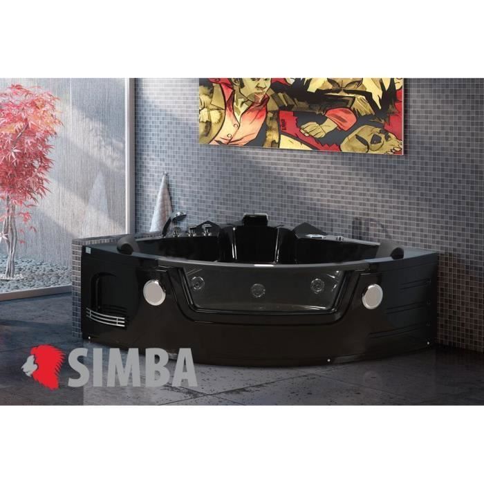 BAIGNOIRE BALNEO MASSANTE - ANGLE HAUTE - BAIN TOURBILLON - JACUZZI m MAJESTIC