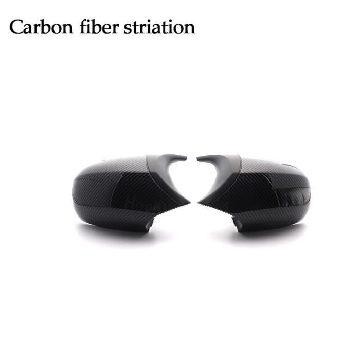 Coques Rétroviseur Style Fibre De Carbone Pour BMW Série 5 E60 E61 (2003-2007) - 2 Pièces