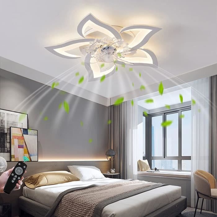 LYSDjia Ventilateur de Plafond avec Lumière et Télécommande 110cm Grand Luminaire Ventilateur Plafond sans pales Dimmable 6 Vitesses Réversible été/hiver Plafonnier Ventilateur Silencieux pour Chambre LYSDjia Ventilateur de Plafond avec Lumière et Télécommande 110cm Grand Luminaire Ventilateur Plafond sans pales Dimmable 6 Vitesses Réversible été/hiver Plafonnier Ventilateur Silencieux pour Chambre