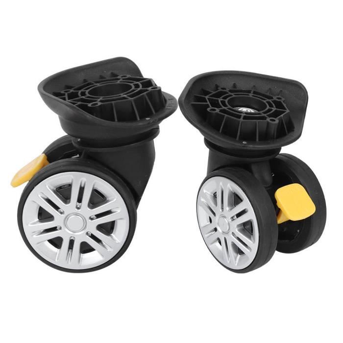 Paire De Roues Universelles Pour Valise (Modèle JX9054) - Dureté 85A, Accessoire De Réparation Bagages - 5