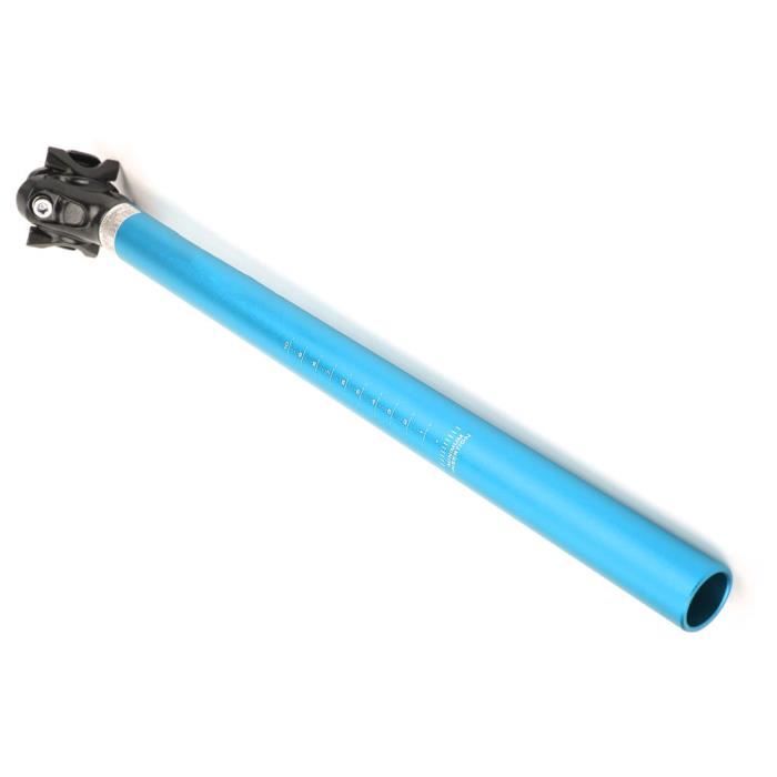 9 mm FMFXTR 30.9x400mm tige de selle de vélo en alliage d'aluminium tige de selle route VTT tige de selle Tube(Bleu )