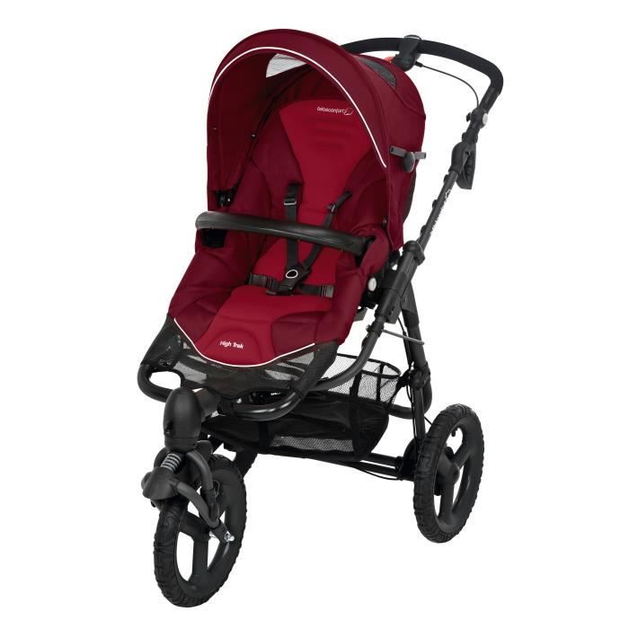 Bebe Confort Poussette Tout Terrain High Trek Robin Red 3 Roues Cdiscount Puericulture Eveil Bebe