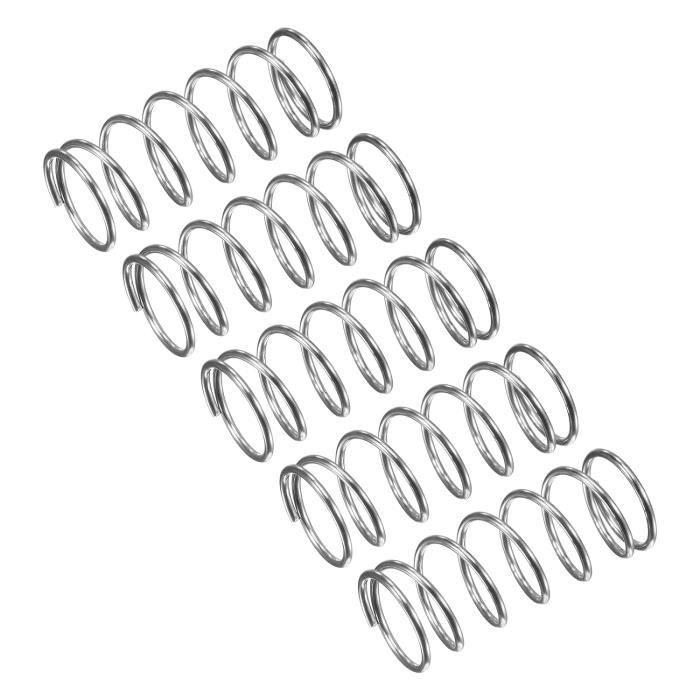 Ressorts Anti-rouille Ressorts Compression Acier 40mm - Lot De 10 | Longueur 50mm | Pour Bricolage Et Mécanique Ressort Mécanique