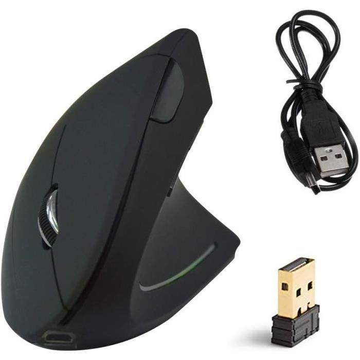 Souris Verticale Sans Fil Speedlink PIAVO Pro - Ergonomique, Rechargeable USB-C, RGB - Pour Droitiers