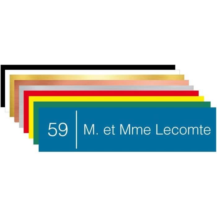 Plaque Numéro Maison Personnalisée – Coccinelle Réf 88, Fait Main En Polymère