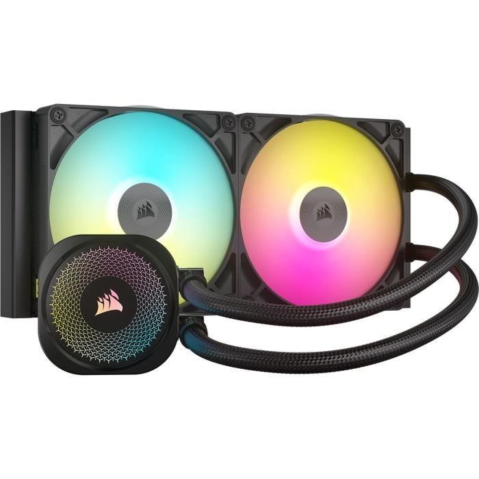 Watercooling AIO - CORSAIR - iCUE LINK TITAN 280 RX RGB - Ventilateurs RX140 RGB - Compatibilité Intel LGA 1851/1700 AMD AM5/AM4