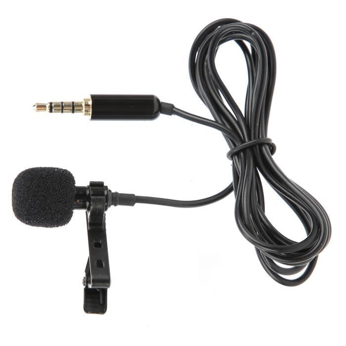 Ashata Micro-cravate à Pince Clip-On Microphone Portable Lavalier - Foto 8