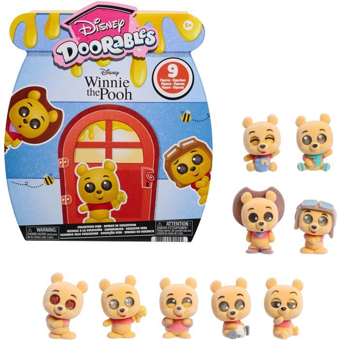 Coffret collector figurines DISNEY Doorables Winnie lOurson 9 figurines exclusives Collection