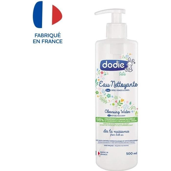 Dodie Eau Nettoyante 3en1 500ml Cdiscount Puericulture Eveil Bebe