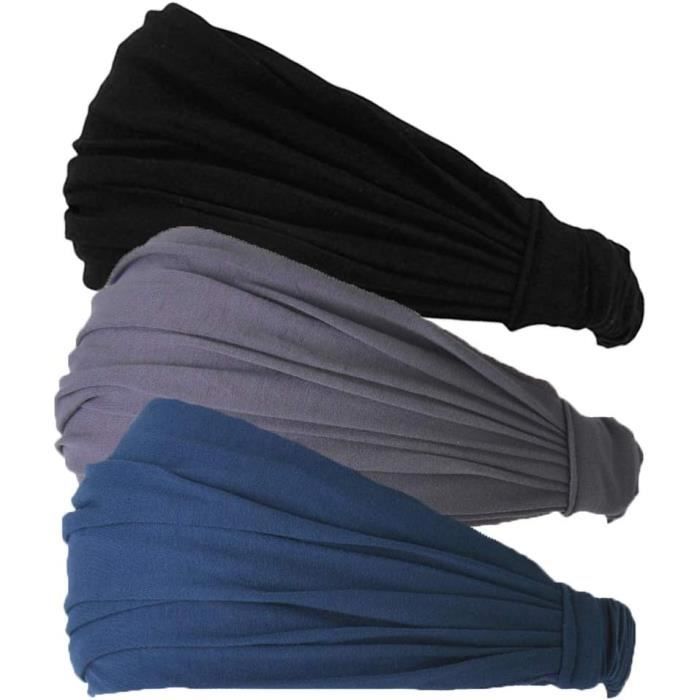 Bandeau Sport Homme - Anti-transpiration - Pour Running, Fitness, Quotidien - Élastique Confortable - Plusieurs Couleurs Et Motifs
