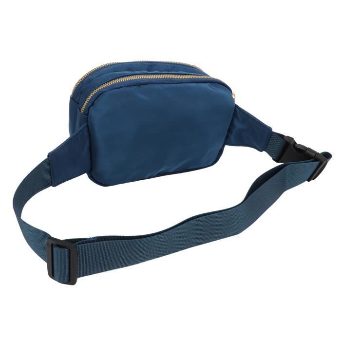 Sac de poitrine pour femmes Sac à dos étanche de grande capacité Sac à bandoulière décontracté Sac polyvalent Sacs à bandoulière Femmes Bleu, Blanc., taille unique