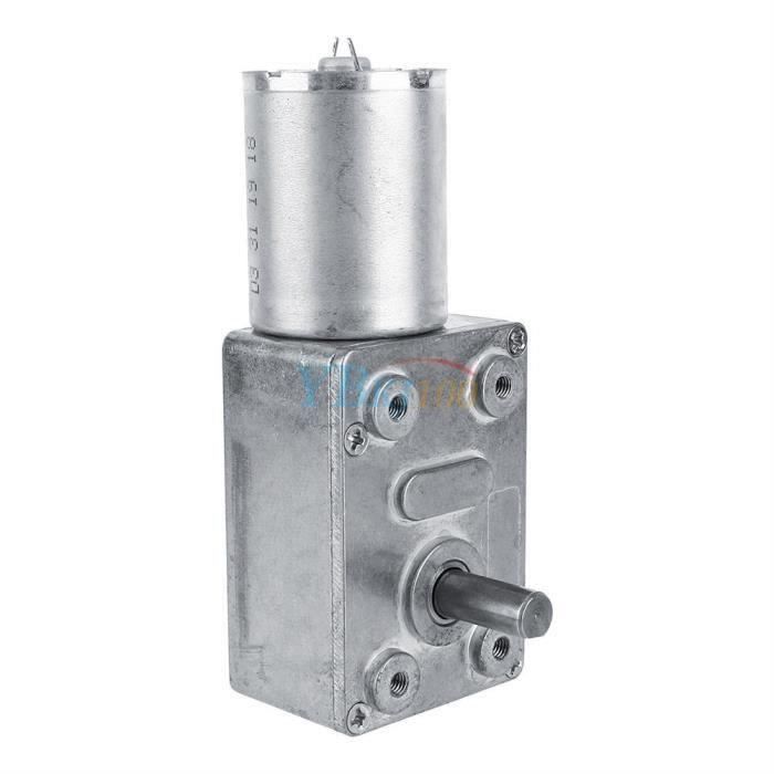 Motoréducteur DC 12V - 400-500 Tours/Min - Arbre Sortie 6x15mm - Modèle CC37R - 3