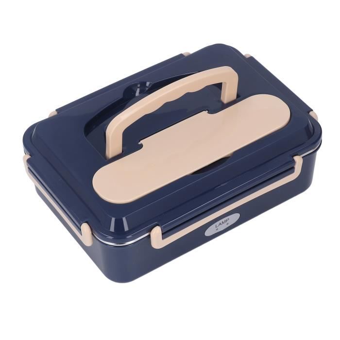 Boîte à Lunch électrique Sans Fil 1.2L Avec Batterie, Chargeur USB-C, étui Inclus - Bleu