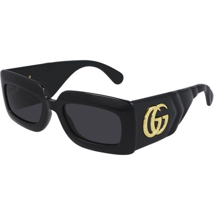 Gucci GG0811S 53/21/145 Black/Grey injecté femme GG0811S