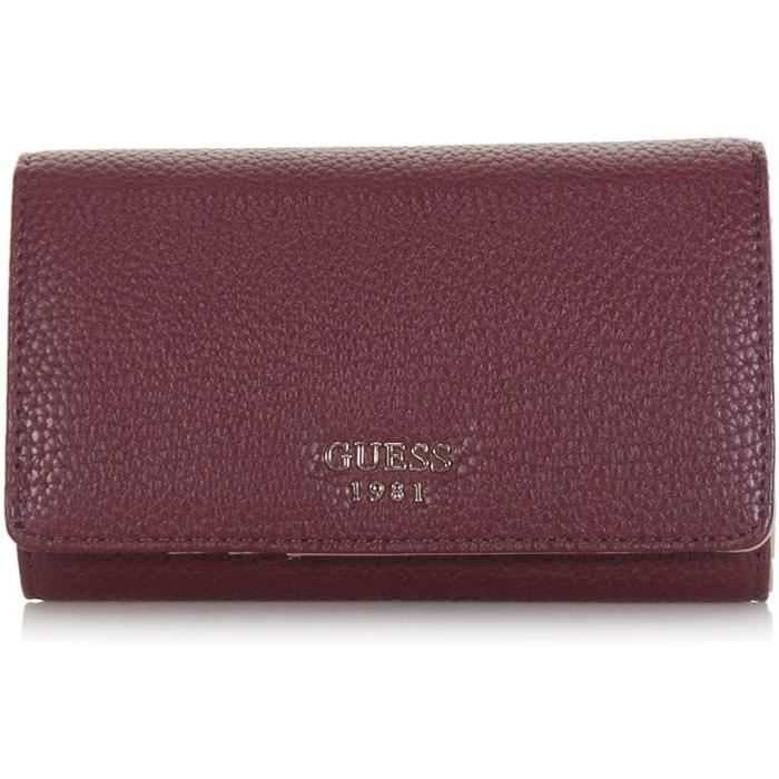 COMPAGNON GUESS modele Shailene Couleur Bordeaux