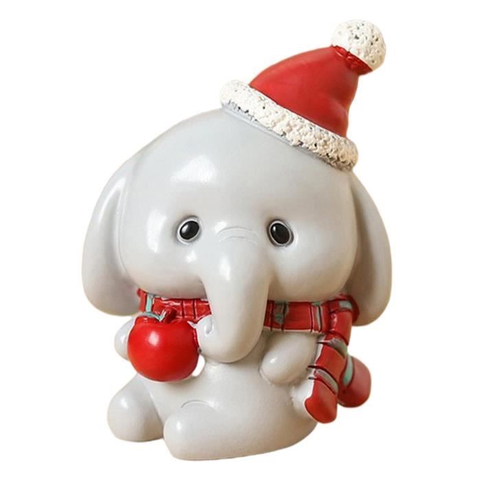 Figurine Drôle De Père Noël En Résine – Déco De Noël Humoristique Pour Maison, Table Ou Jardin