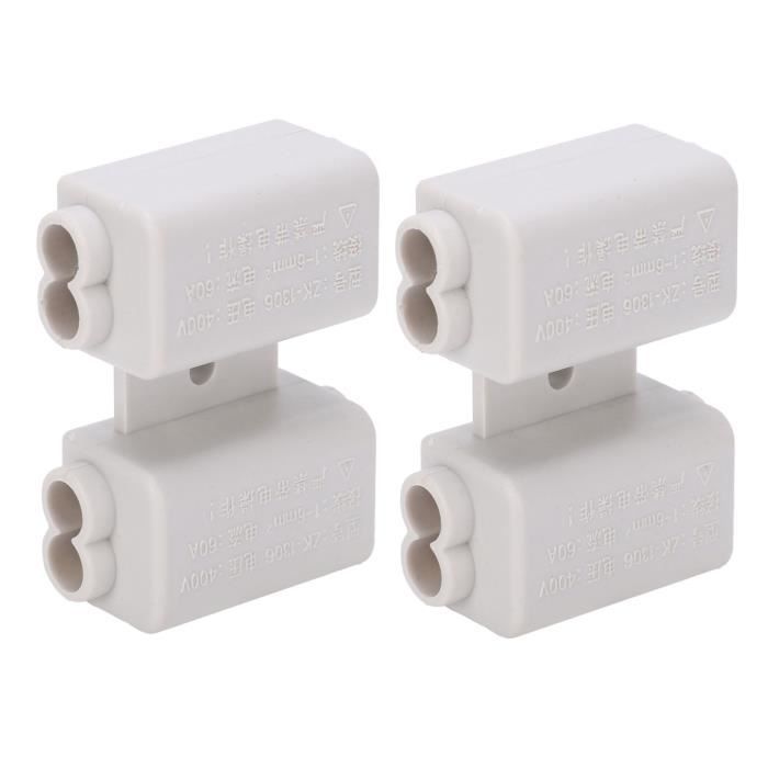 2 Borniers 4 Broches 1 Rangée Verticale Uxcell - Neufs, Pour Connexion Haut-parleur Ou électronique