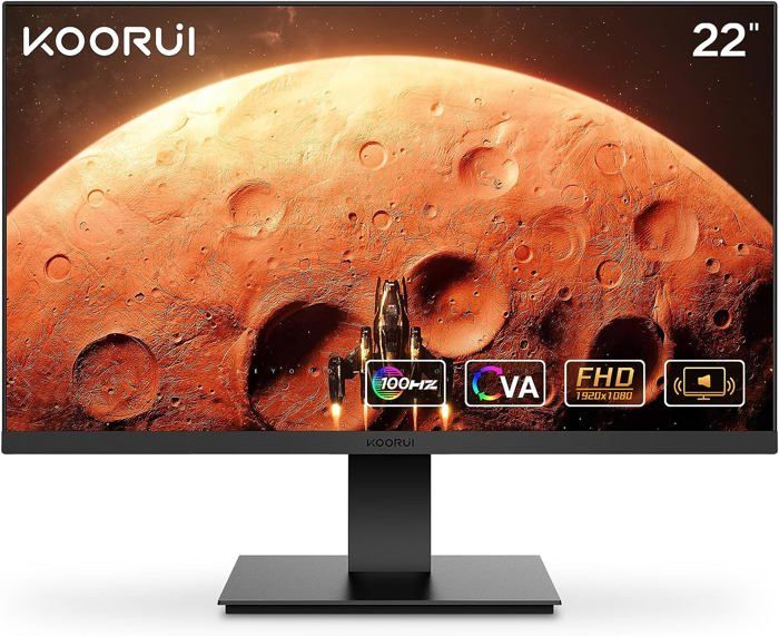 Ecran PC Gaming - KOORUI S01 - 21.45 FHD - Dalle VA- 100 Hz - 4