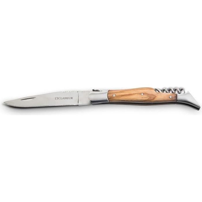 Couteau de poche en bois d'olivier, ensemble de couteaux de poche