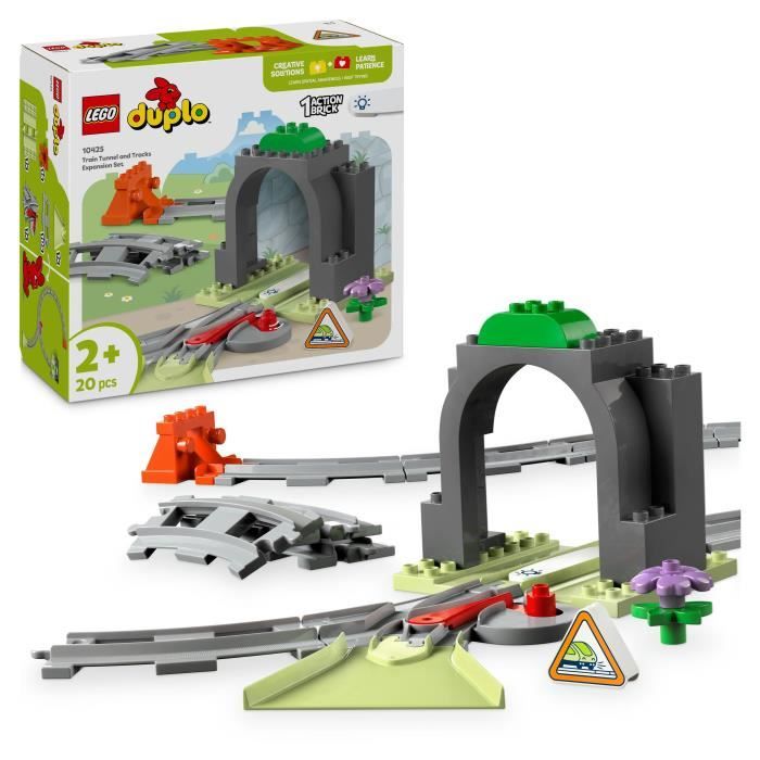 Lego Set D'extension: Les Rails Et Le Tunnel Du Train 10425 Lego La Boite - vue 4