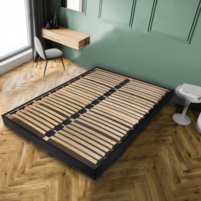 Sommier sur pied SOMKIT 140x190 / Noir Sommier sur pied SOMKIT 140x190 / Noir
