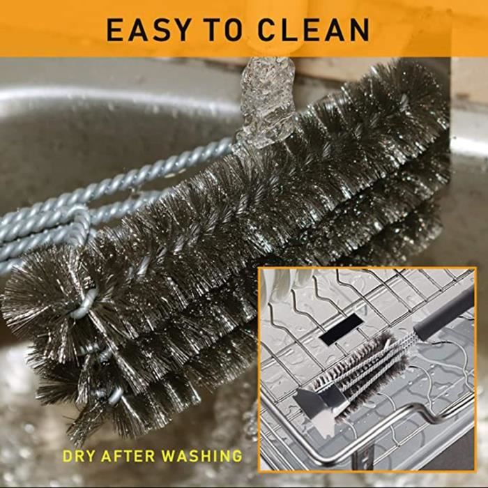 2 Pièces Brosse À Gril Brosse En Acier Brosse À Marinade Pour Barbecue