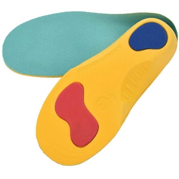 Semelles Massantes Et Orthopédiques En Mousse Mémoire De Forme - Confort Amorti Pour Pieds, Adaptables Taille 35-46