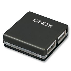 LINDY Mini - hub USB 2.0