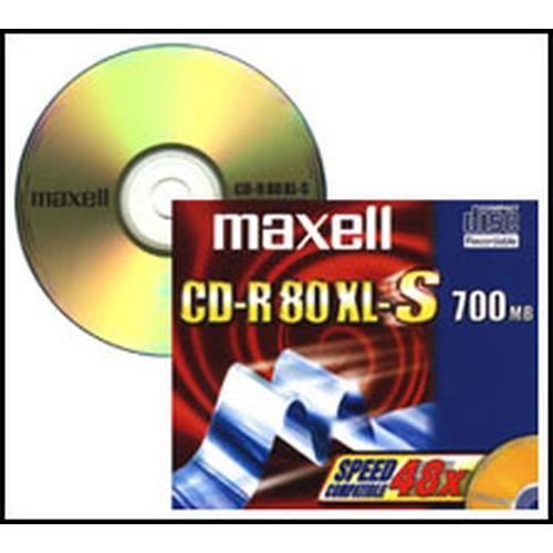 CD-R - MAXELL - 700Mb 48x - 80 min - 10 supports inclus