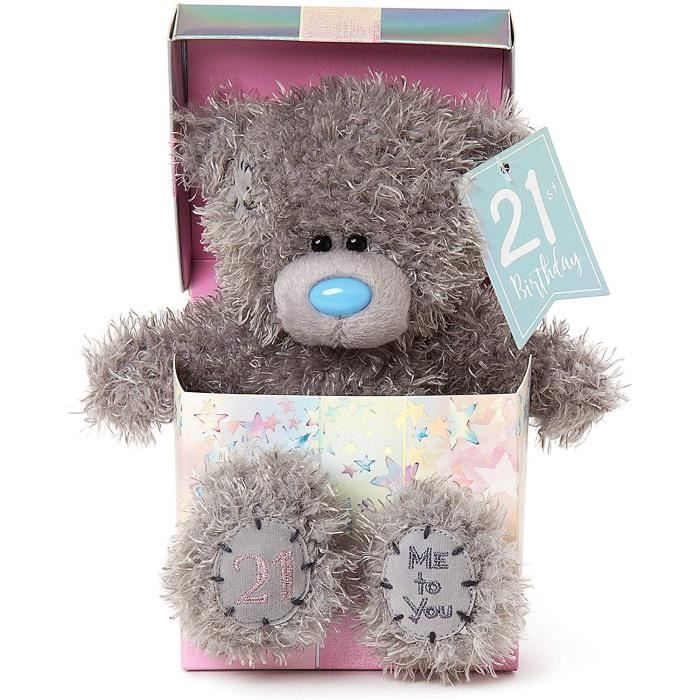 Me To You Tatty Teddy Bear Pour 21e Anniversaire Dans Une Boite 2263 Cdiscount Jeux Jouets