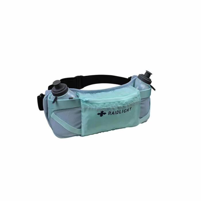 ceinture de trail femme raidlight activ flask 2x300ml - grey - ultra légère et respirante