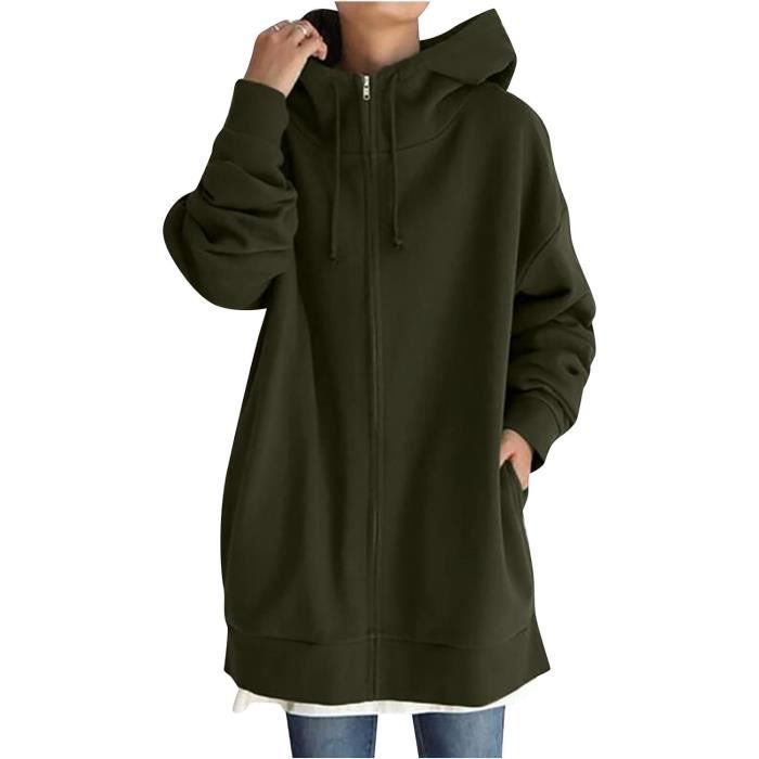 Vestes Capuche Manches longues noir Only | 3 SUISSES