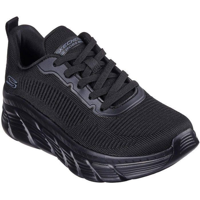 Skechers Zapatos Skechers Zapatos Mujer - SKECHERS - Bobs Sport - Noir - Lacets - Plat - Textile