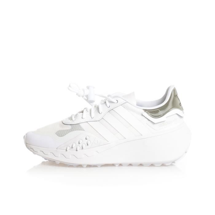 adidas Originals Basket adidas Originals CHOIGO - Femme - Textile - Blanc - Lacets - Plat