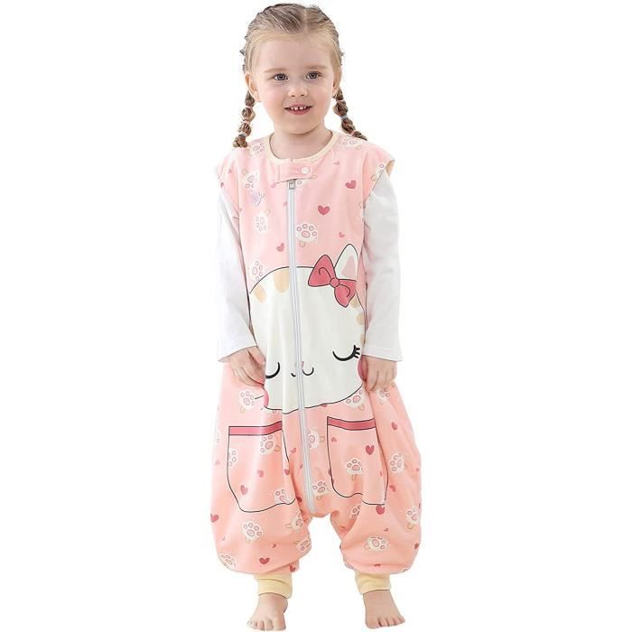 Gigoteuse Bébé Avec Jambes HAHASHOW - Manches Longues En Coton, Pyjama Unisexe - Cadeau Naissance 18-24 Mois