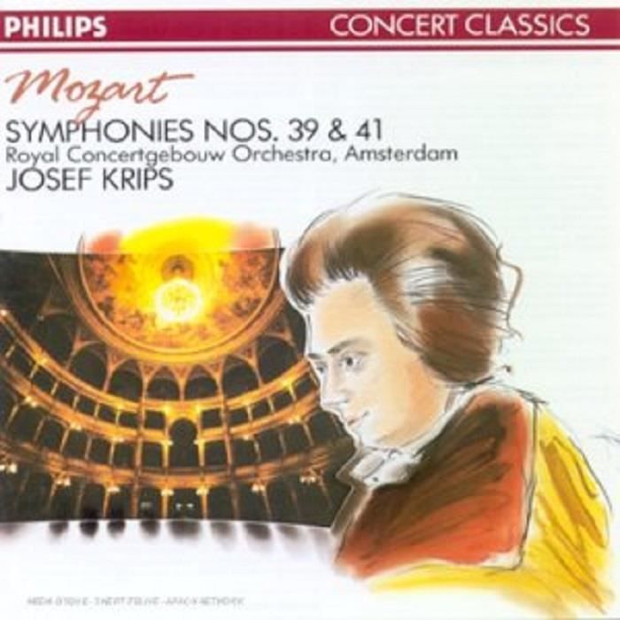 CD Symphonies nos. 39 & 41 Orchestre du Orchestre du Concertgebouw d'Amsterdam Wolfgang Amadeus Mozart