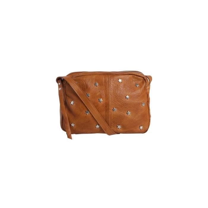 sac pieces cognac