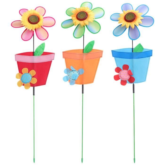 Moulin à Vent Jouet à Assembler – Kit Créatif à Décorer, PVC, Pour Jardin Et Plage, Activité Enfants 3 Ans Et + - 6