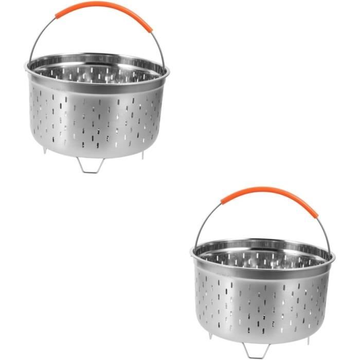 Panier Legumes Cuiseur Vapeur Pliable En Inox - Insert Pour Casserole Jusqu'à 25cm - Pour Légumes, Fruits, Poisson Cuiseur Légumes Adaptable