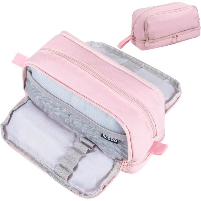 Trousse à Crayons ZIPIT Mesh - Grande Capacité (55 Stylos), Lavable, Design Original - Pour École, Bureau, Voyage