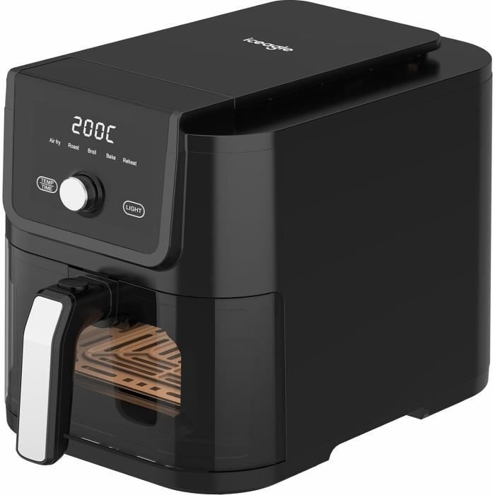 Icagl Air Fryr 10L Fritus Sans Huil XXL 2000W Fritus