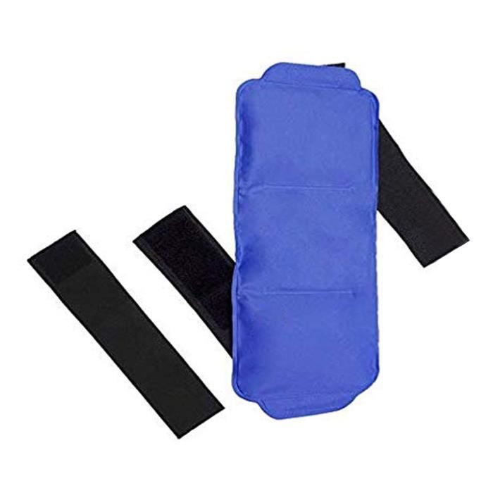 Lot De 4 Blocs Réfrigérants Réutilisables INOOMP - Dimensions 16,5 X 9 X 3 Cm - Remplissage Eau - Pour Glacière, Boîte à Lunch, Conservation Aliments - Sans Fuite