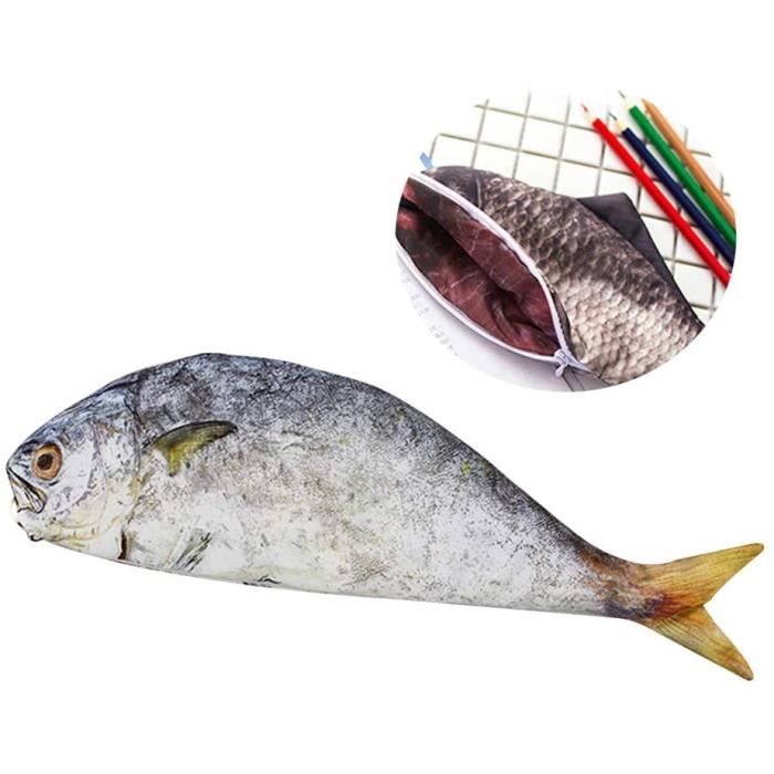 Trousse à Crayons En Poisson | Étui à Crayons Fish Pen Bag | Trousse à