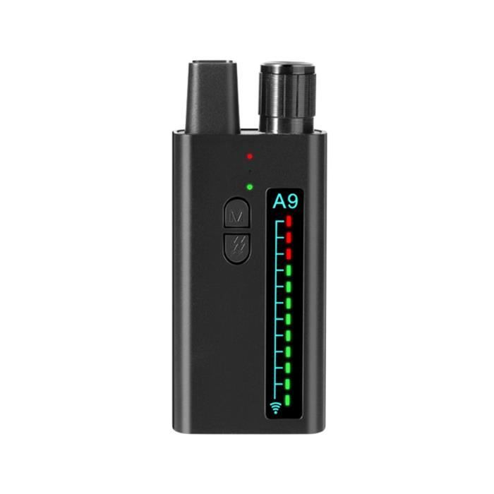 Détecteur de caméra cachée K18S 1MHZ-8000MHZ Bug Scanner de Signal sans Fil Détecteur de positionnement GPS Haute sensibilité Protecteur privé