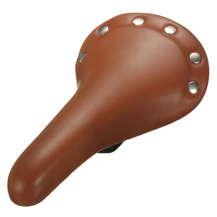 rivets VELO selle singlespeed avec ressort vélo VL6067 peau brune