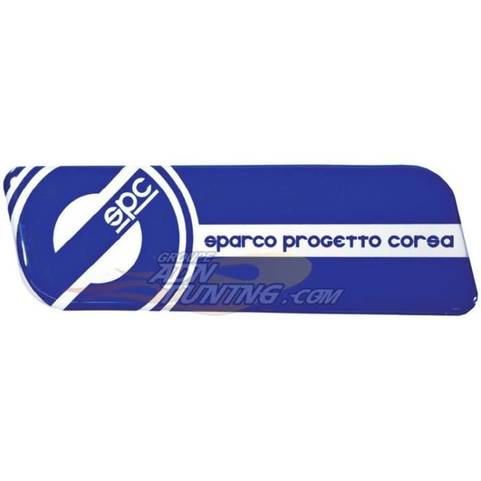 Sticker - SPARCO - SPC - Bleu - Décoration murale - Contemporain Design ...